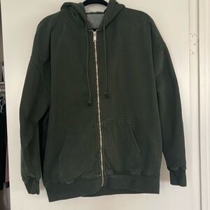 Brandy oversized zip up